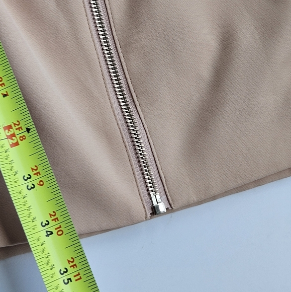 House Of CB Anuki Nude Chain Link Long Sleeve Body Hugging Dress - Picture 10 of 15